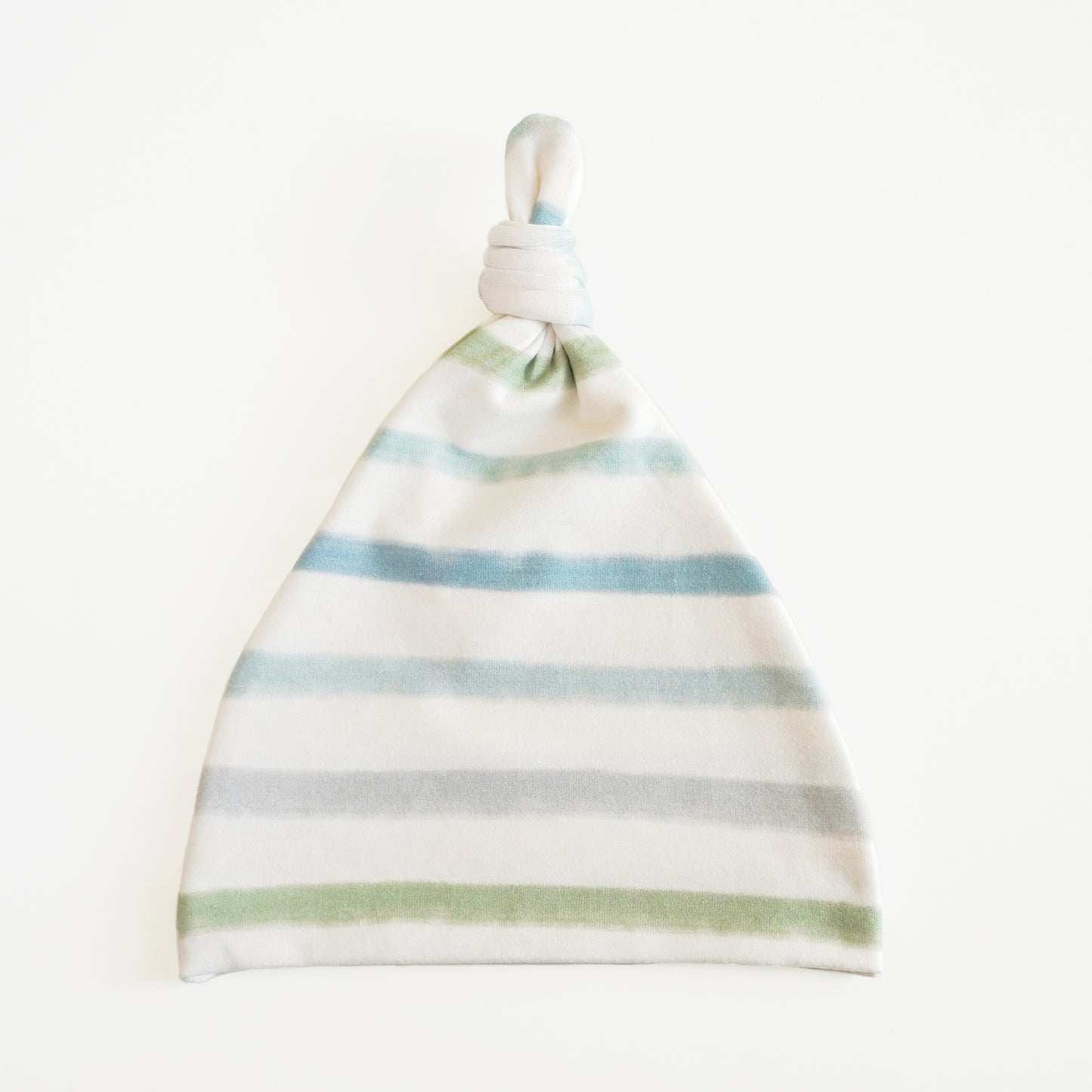 Extra Soft Top Knot Hat: Dapper Stripes