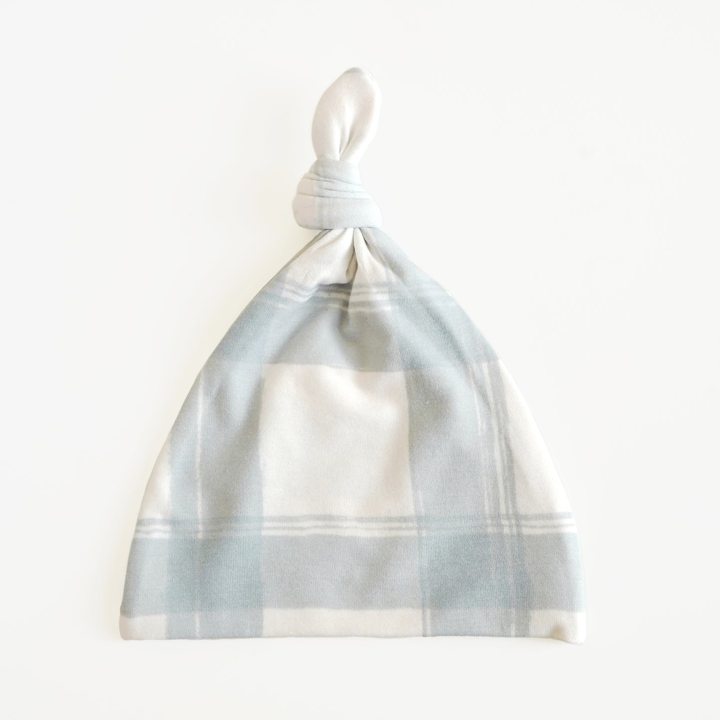 Extra Soft Top Knot Hat: French Gingham