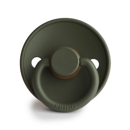 Frigg Natural Rubber Pacifier: Olive