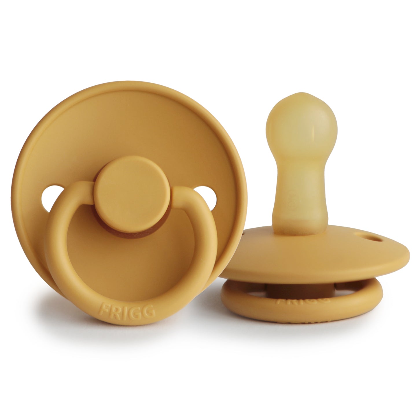Frigg Natural Rubber Pacifier: Honey Gold