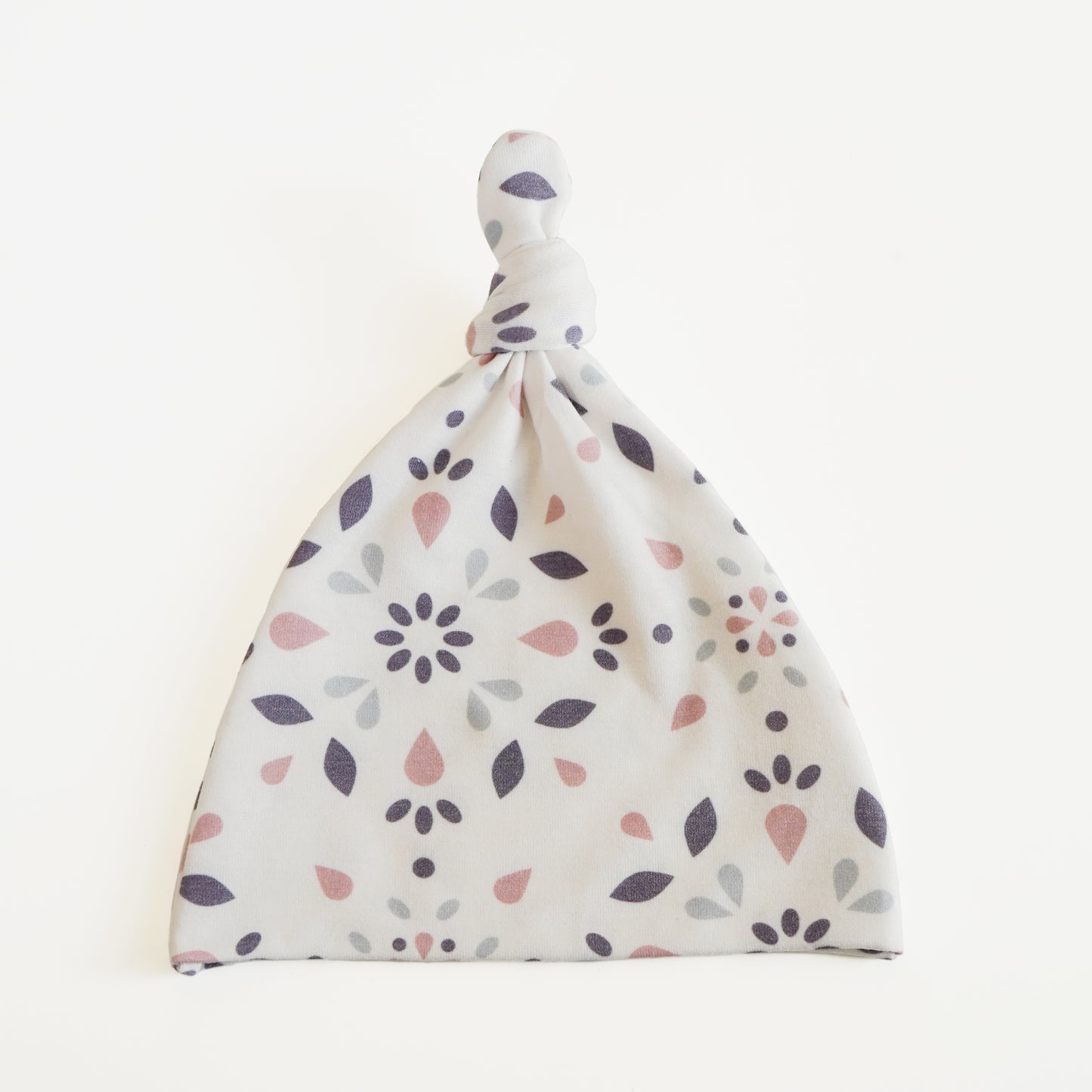 Extra Soft Top Knot Hat: Modern Mosaic