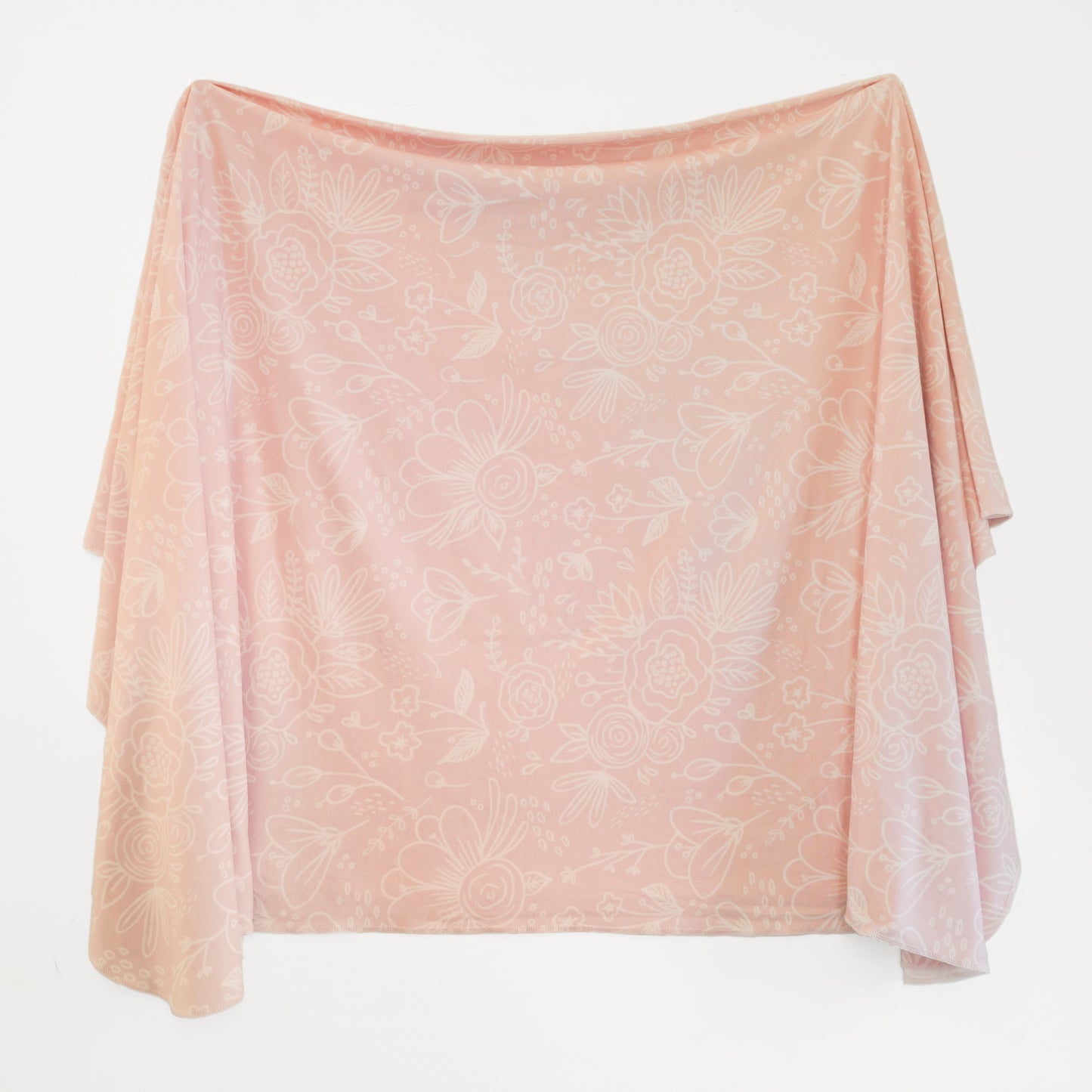 Extra Soft Stretchy Knit Swaddle Blanket: Perfectly Pink