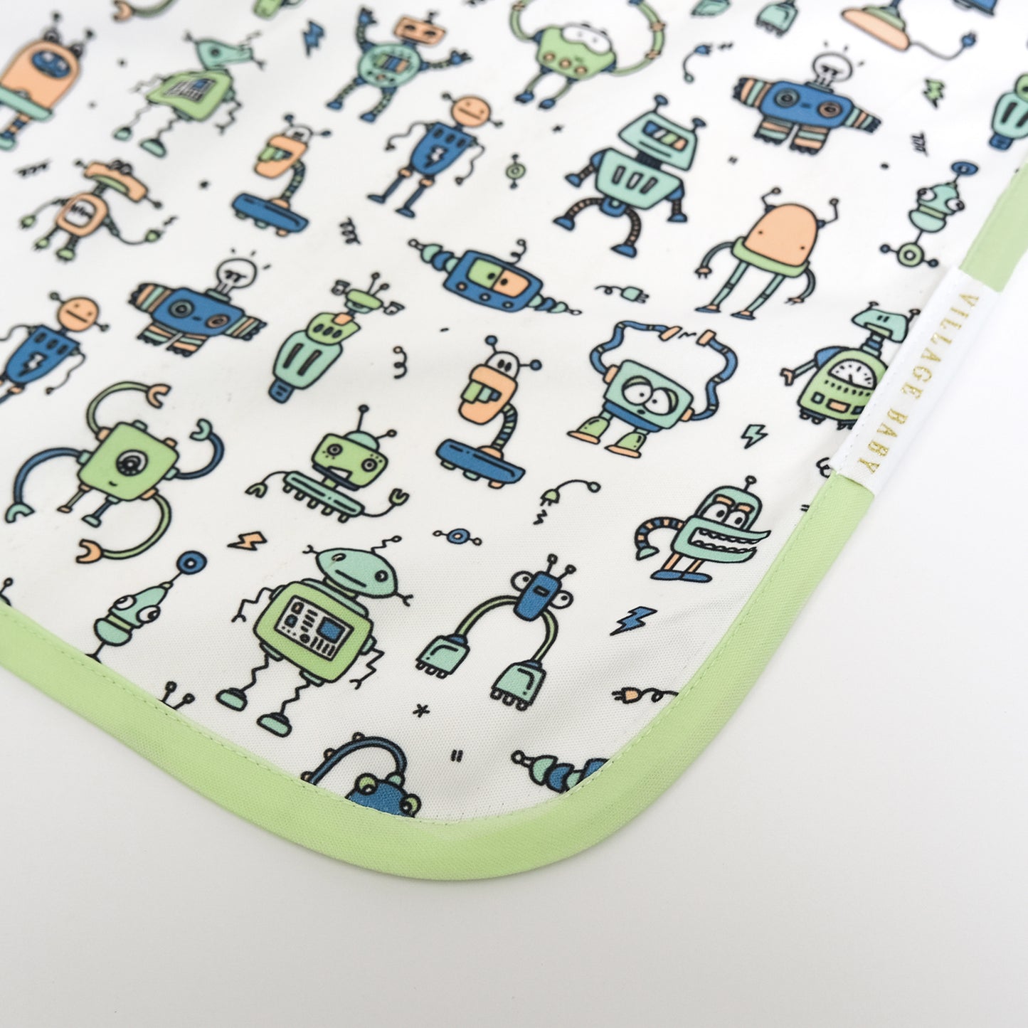 Apron Bib: Robot Buddies