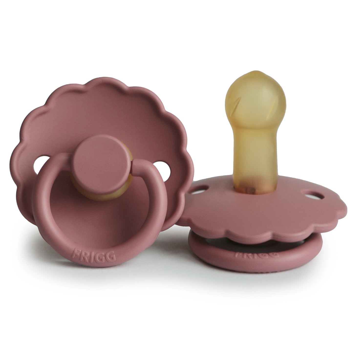 Frigg Natural Rubber Pacifier: Woodchuck (Scalloped)