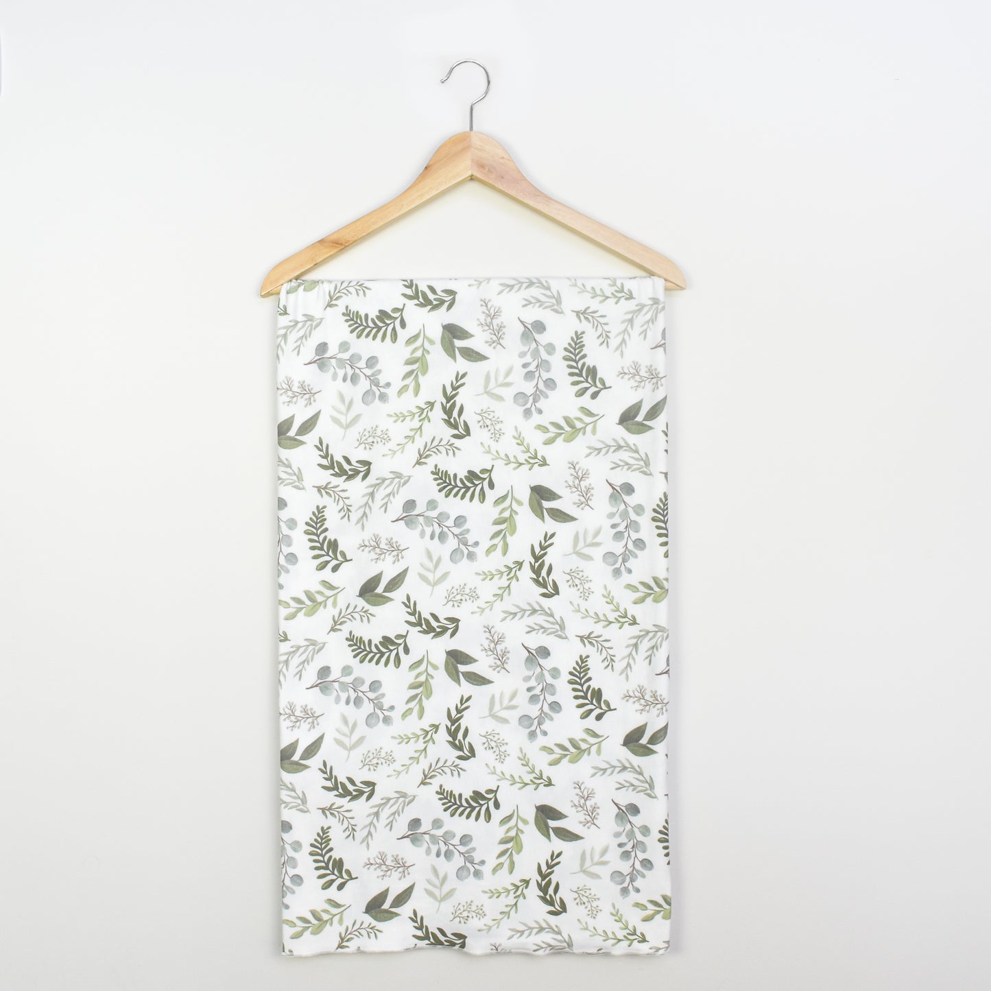 Extra Soft Stretchy Knit Swaddle Blanket: Graceful Greenery