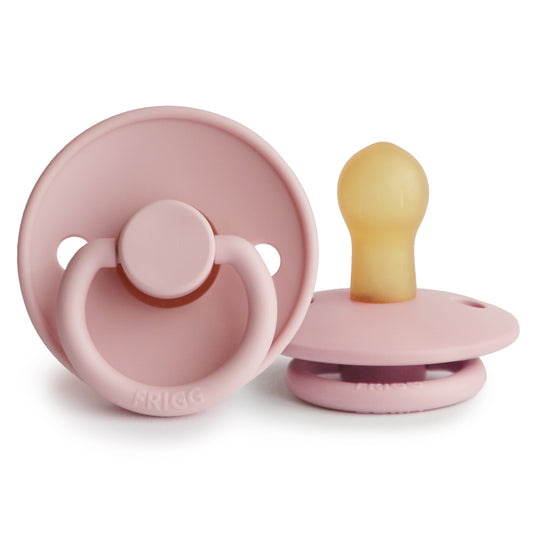 Frigg Natural Rubber Pacifier: Baby Pink