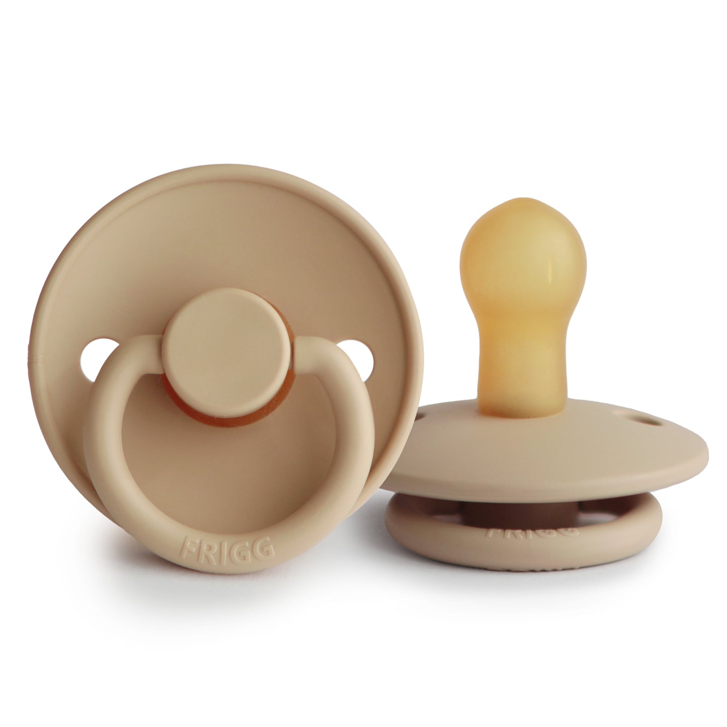 Frigg Natural Rubber Pacifier: Croissant