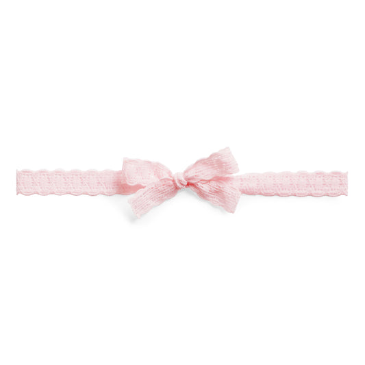 Stretch Lace Bow Headband for Babies: Eden