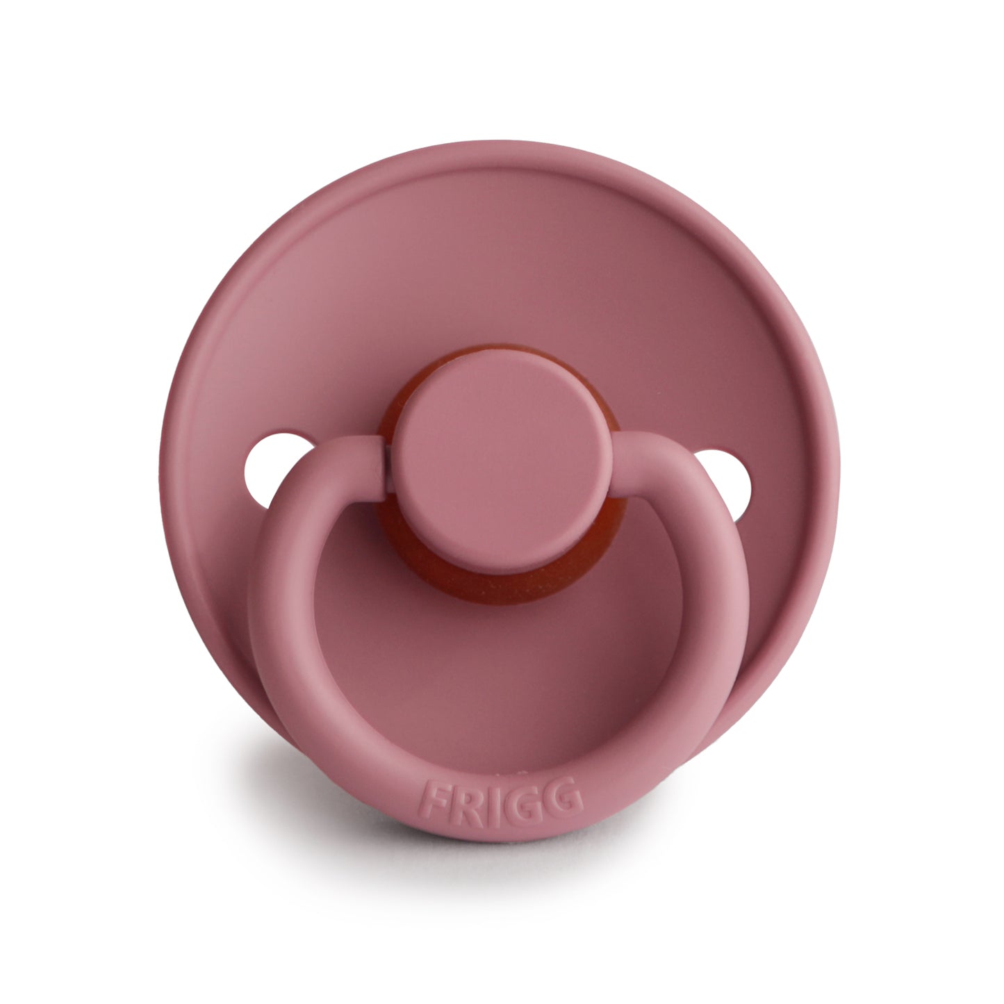 Frigg Natural Rubber Pacifier: Dusty Rose