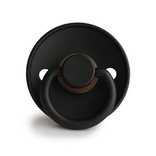 Frigg Natural Rubber Pacifier: Jet Black