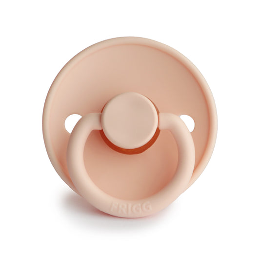 Frigg Natural Rubber Pacifier: Pink Cream