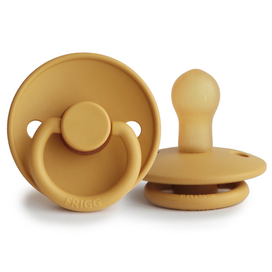 Frigg Natural Rubber Pacifier: Honey Gold