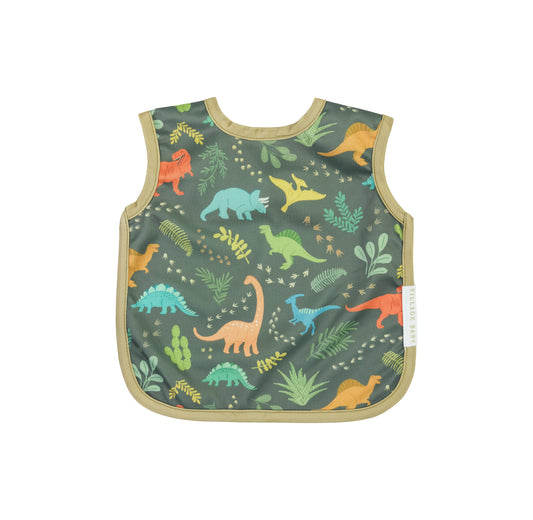 Apron Bib: Jurassic Tracks