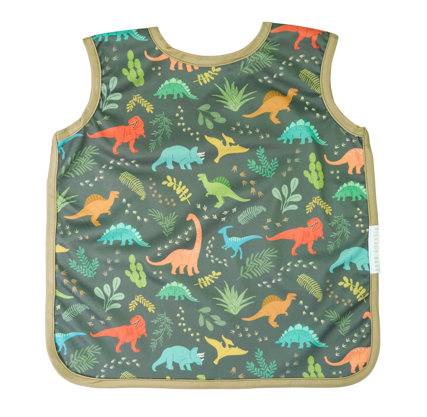 Jurassic Dinosaur Pink Personalized Girls Apron