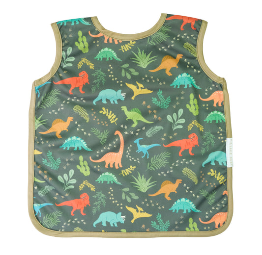 Apron Bib: Jurassic Tracks