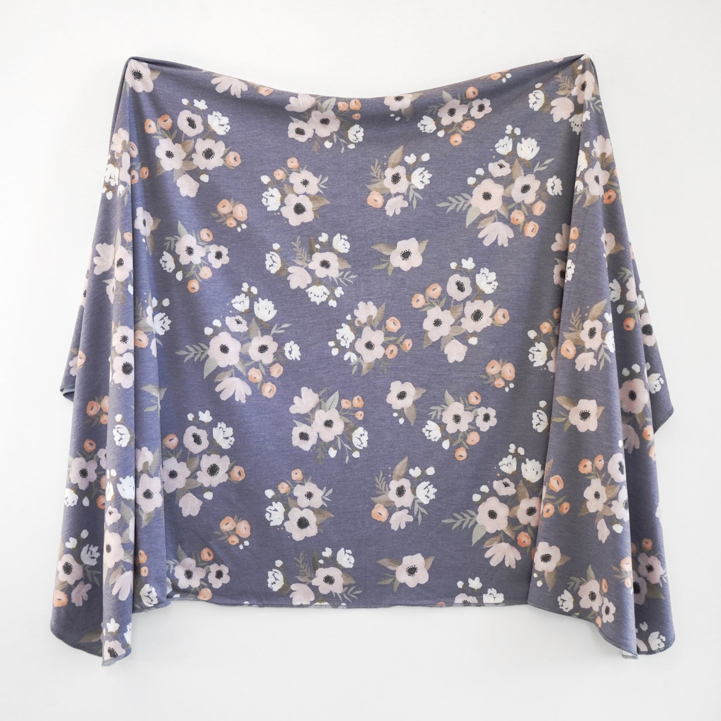 Extra Soft Stretchy Knit Swaddle Blanket: Midnight Garden