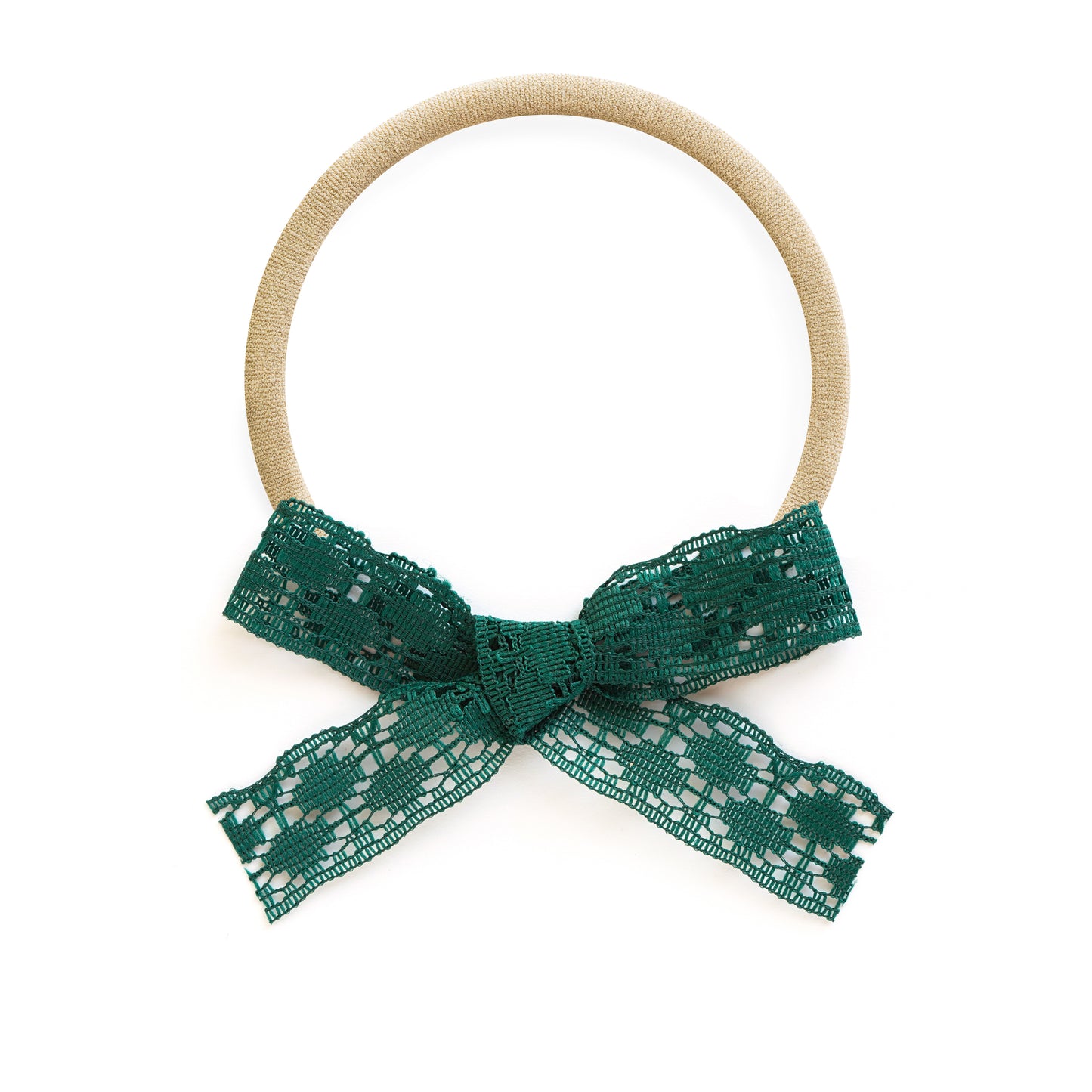 best baby headband bows forest emerald dark green lace by village baby