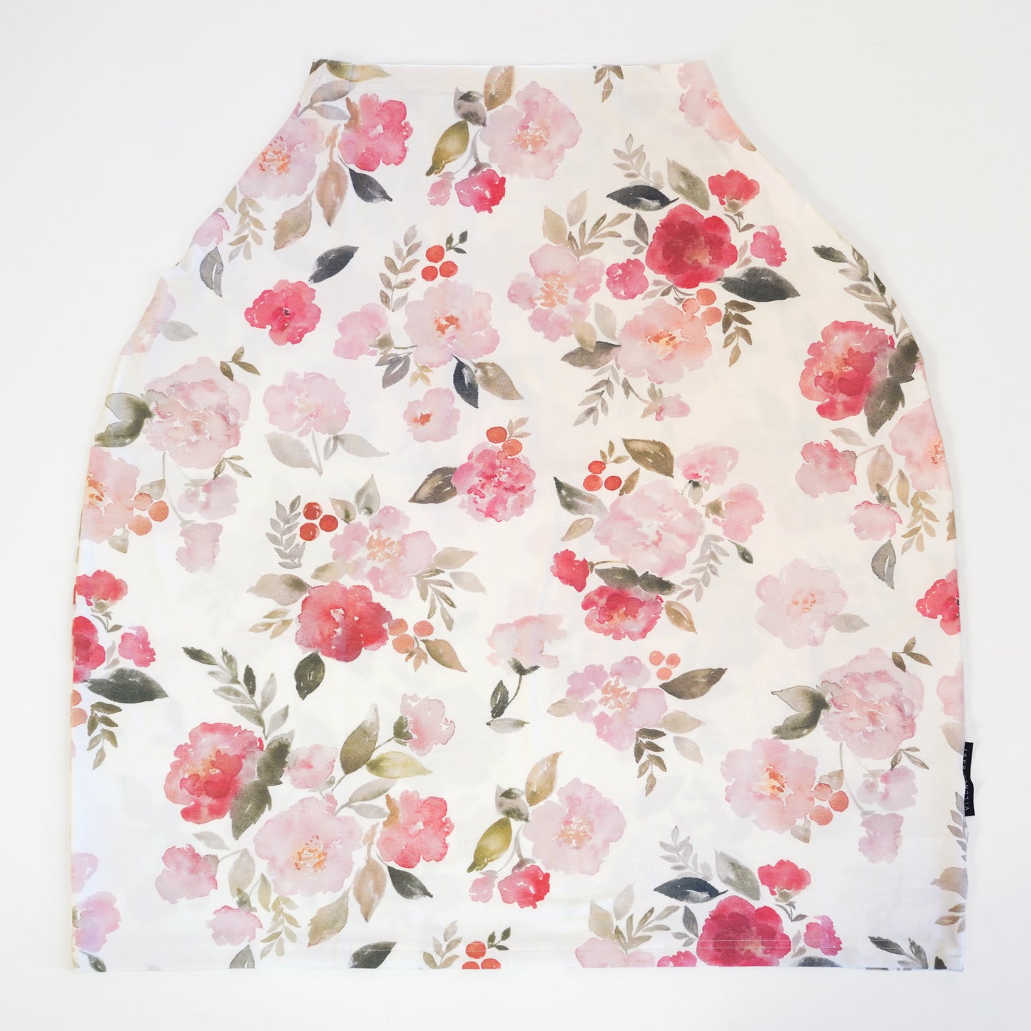 Extra Soft and Stretchy Nursing and Carseat Cover: Painted Petals