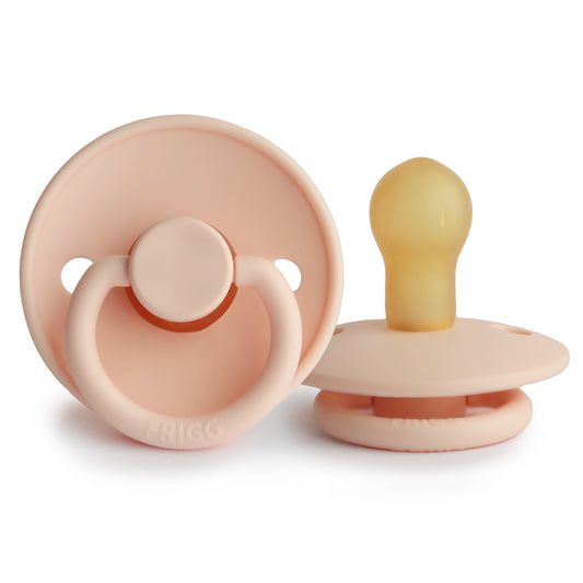 Frigg Natural Rubber Pacifier: Pink Cream