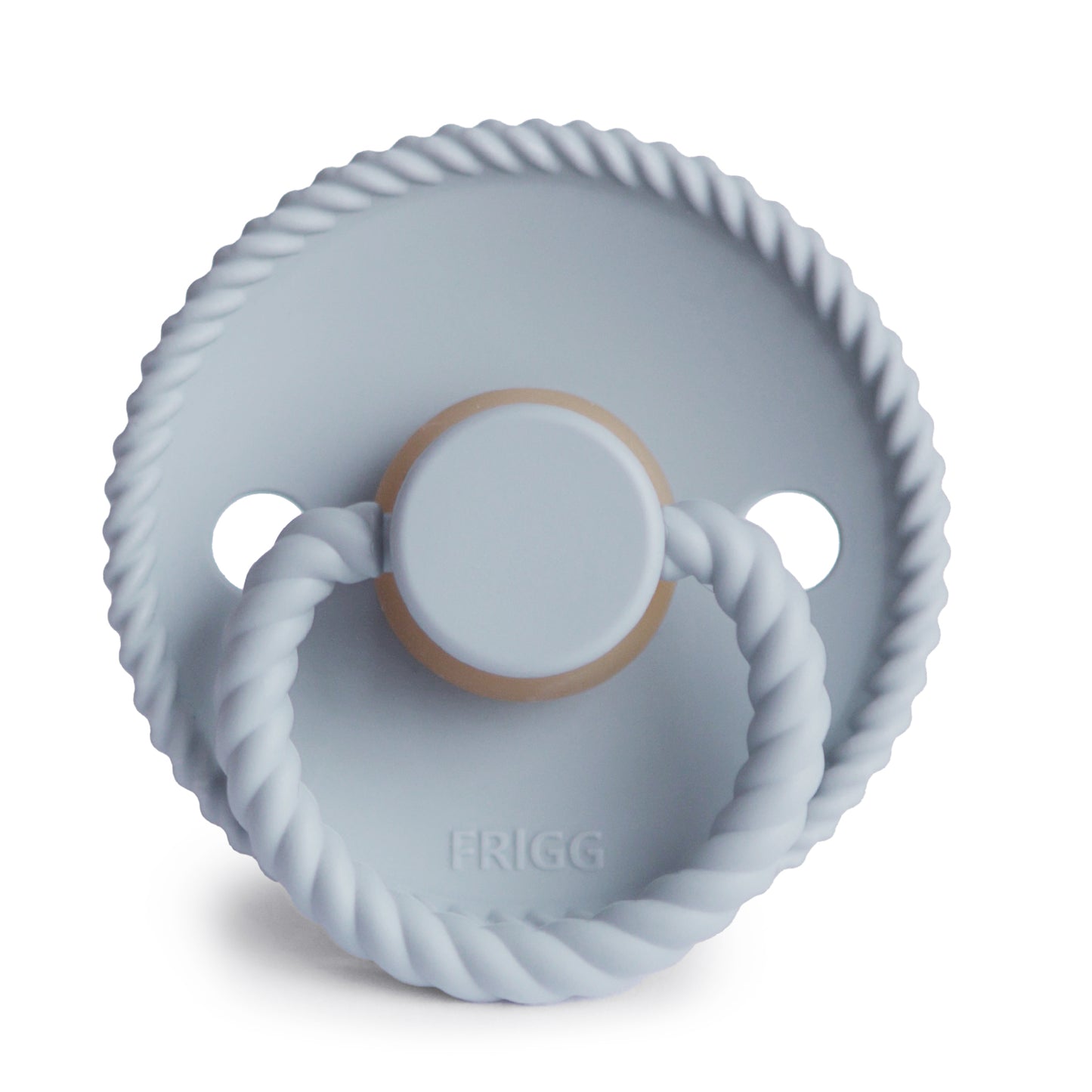 Frigg Natural Rubber Pacifier: Powder Blue (Rope)