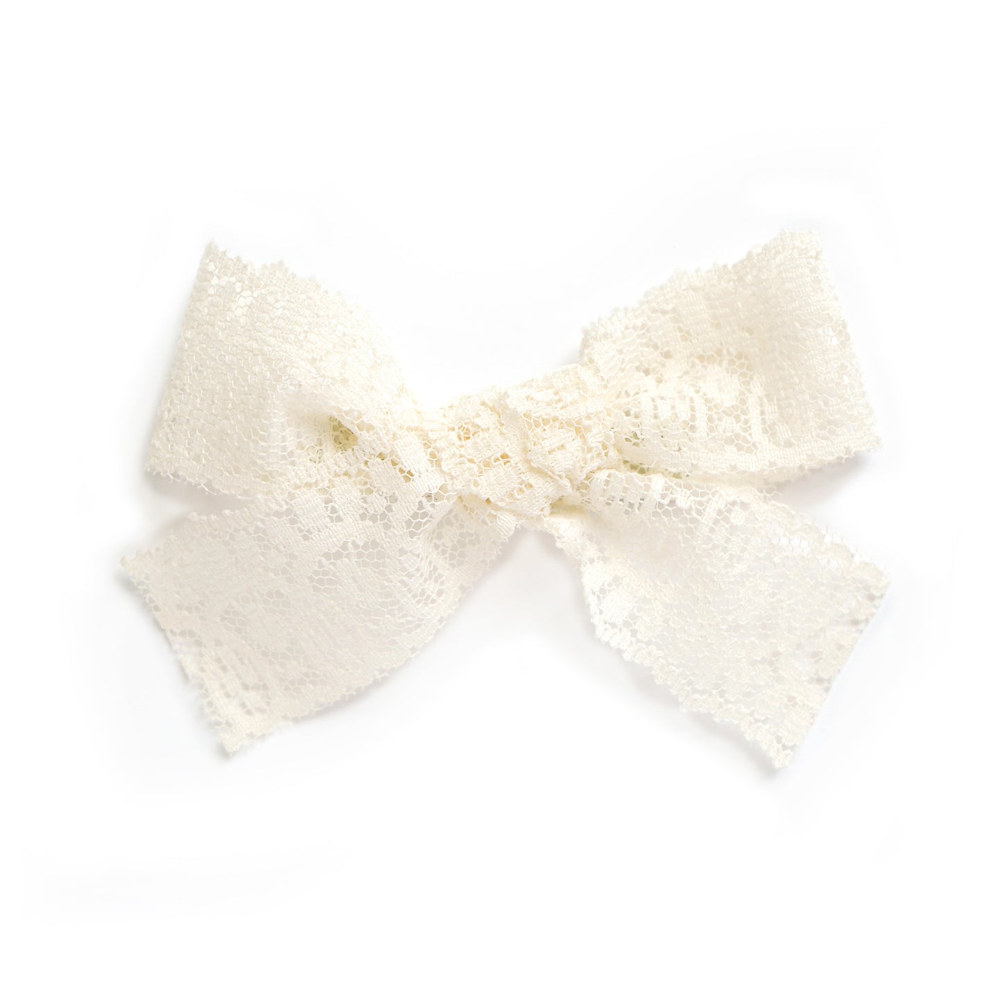 ivory lace delicate beautiful bow for baby toddler and little girls