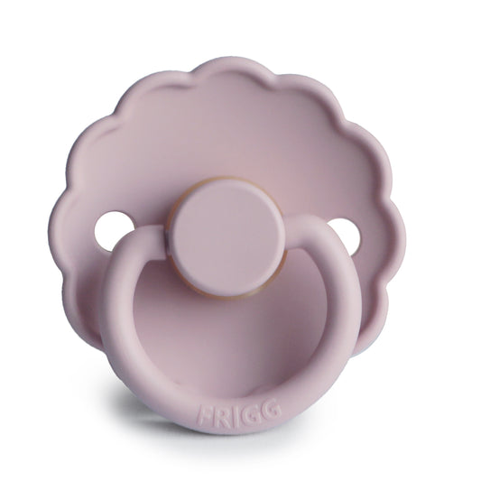 Frigg Natural Rubber Pacifier: Soft Lilac (Scalloped)