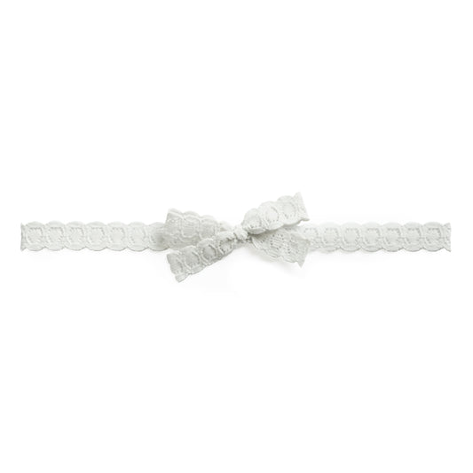 Stretch Lace Bow Headband for Babies: Zara