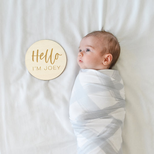 Custom Name Sign: Hello I'm ____
