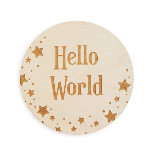 Hello World Sign: Starry Dreams