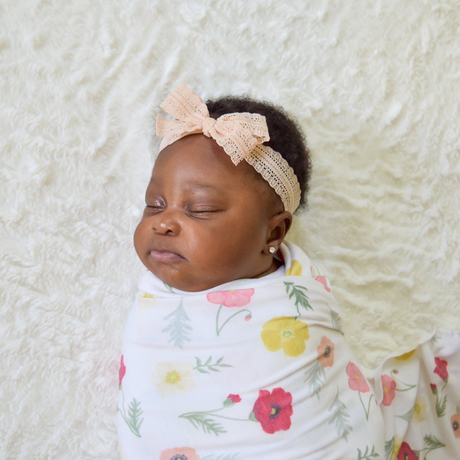 Baby Girl Lace Bow Headband Baby Baby Headband Lace Bow Ivory