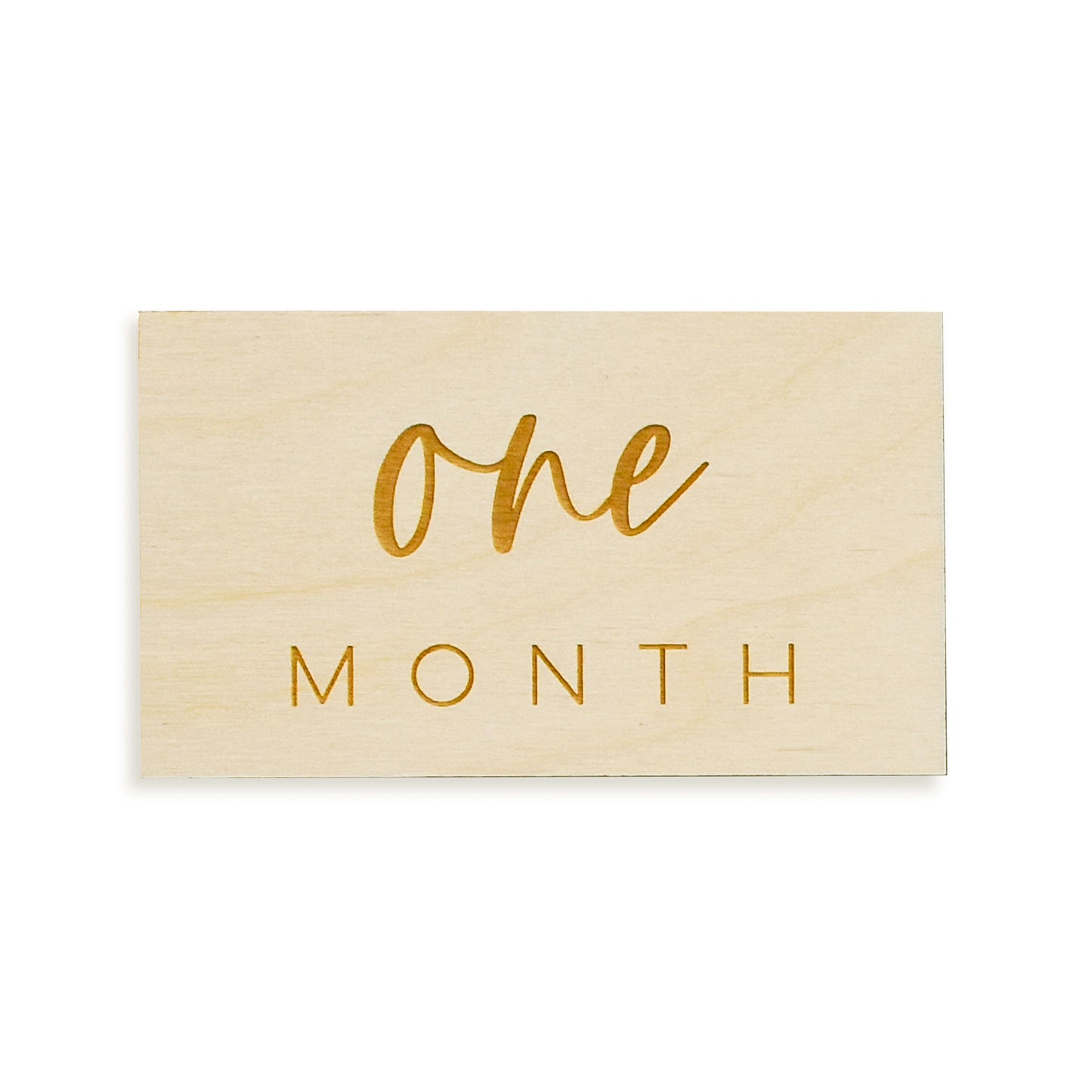 one month cursive and sans seraph fonts modern baby sign milestone age tracker