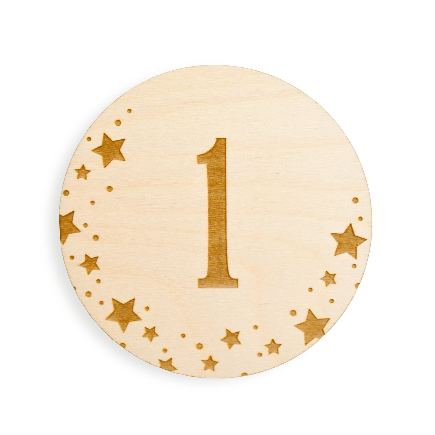 number 1 sign for starry dreams monthly milestone set of 12 discs gift village baby
